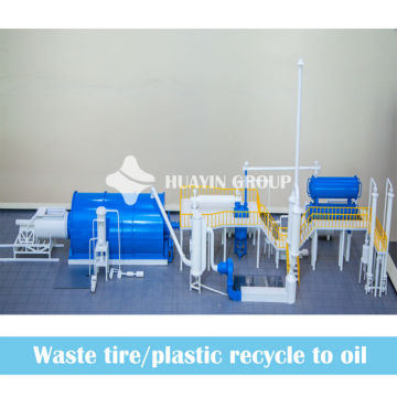 MSW city waste processing machine to oil